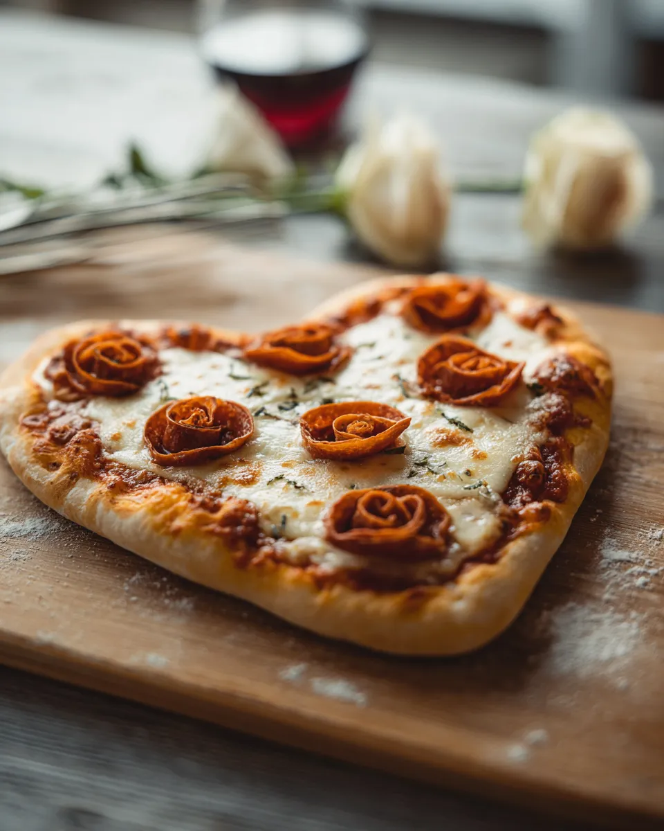 Heart Shaped Pizza
