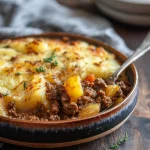 HOBO CASSEROLE RUSTIC GROUND BEEF AND POTATO BAKE