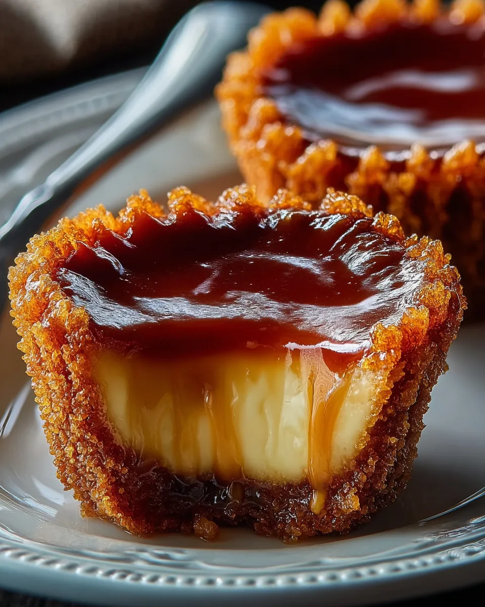 INDULGENT VELVETY CARAMEL FLAN MUFFINS FOR SWEET BLISS