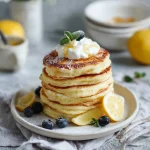 LEMON MASCARPONE PANCAKES