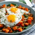 Sweet Potato Hash with Eggs
