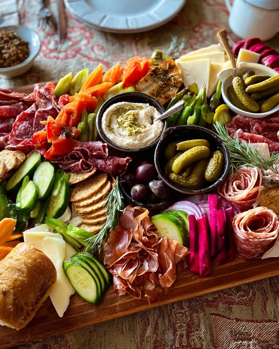 The Ultimate Pickle Charcuterie Board