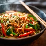 Vegetable Noodle Stir Fry