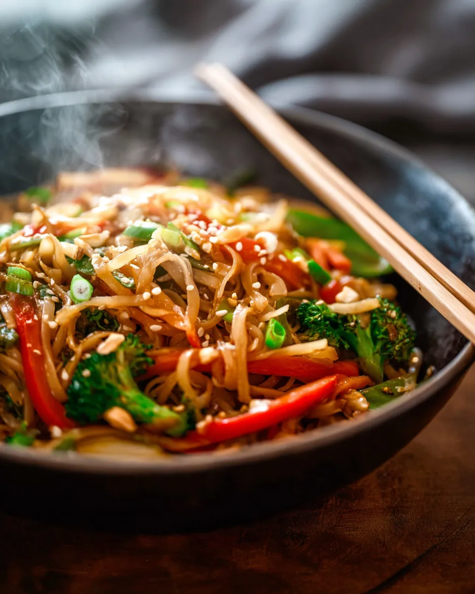 Vegetable Noodle Stir Fry