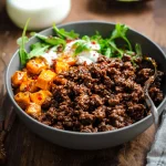 Viral Hot Honey Ground Beef Bowls