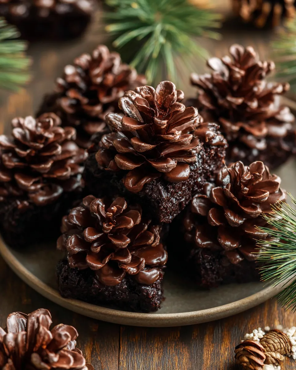 Viral Pine Cone Brownies
