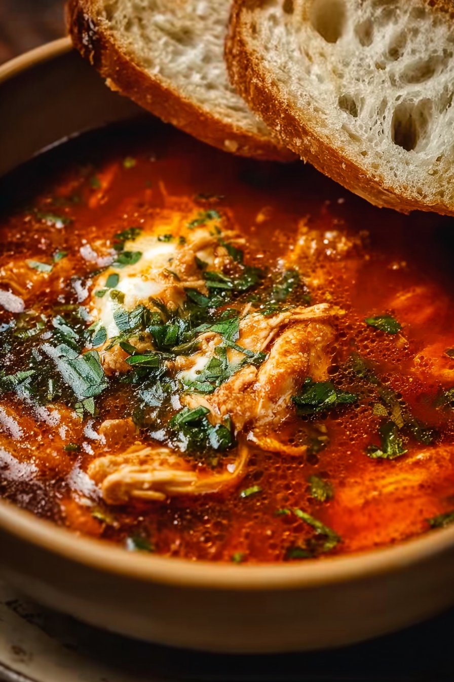 Crockpot Chicken Parmesan Soup for Cozy Weeknight Dinners