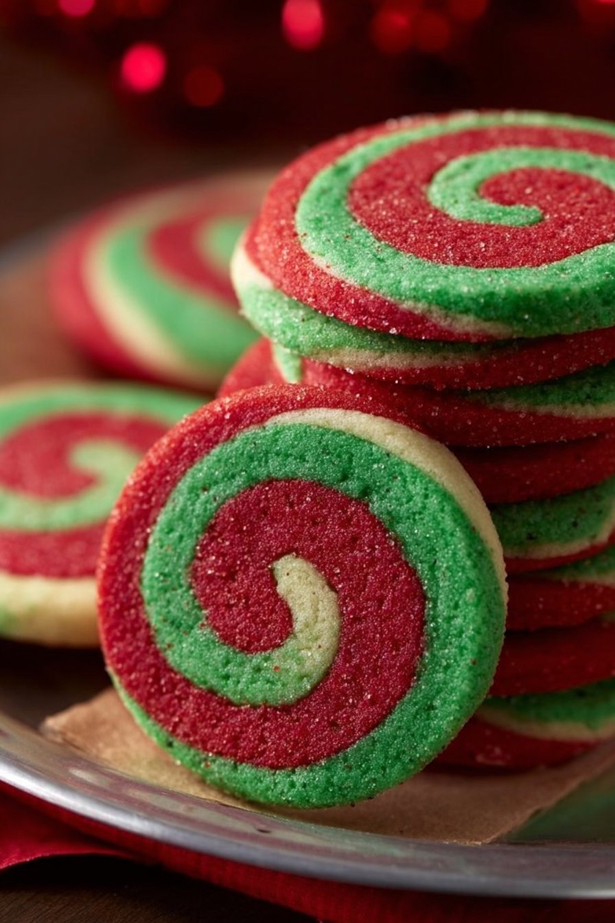 Christmas Pinwheel Cookies