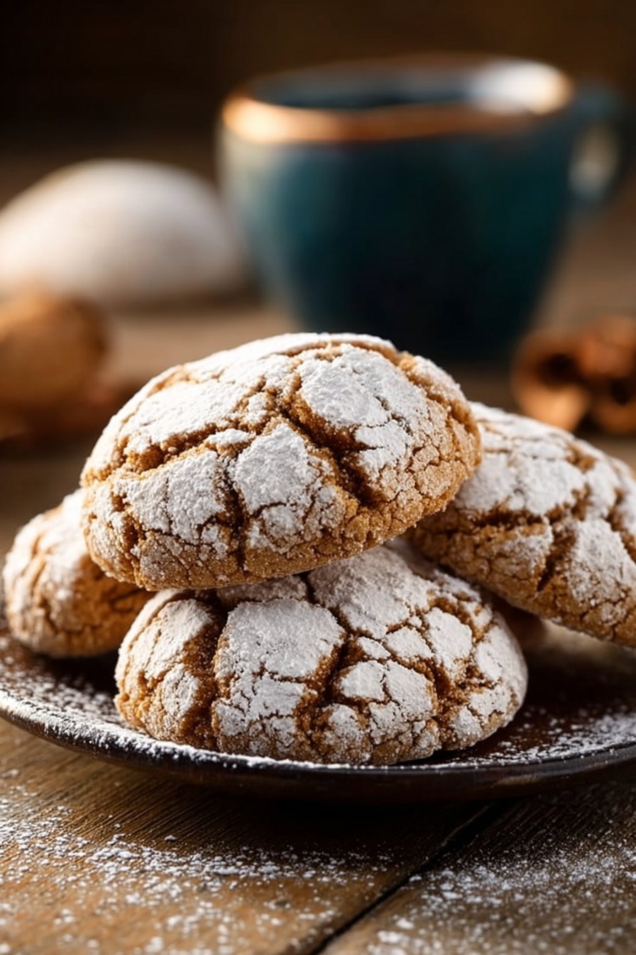 Cinnamon Coffee Crinkles