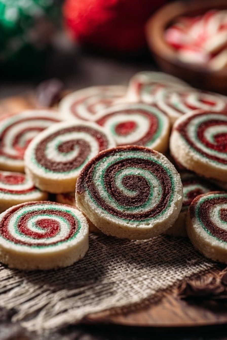Christmas Pinwheel Cookies