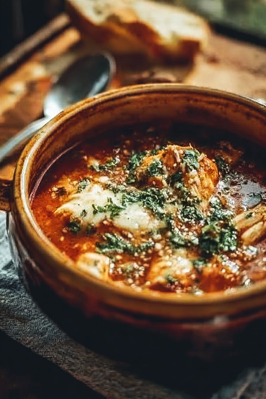 Crockpot Chicken Parmesan Soup for Cozy Weeknight Dinners