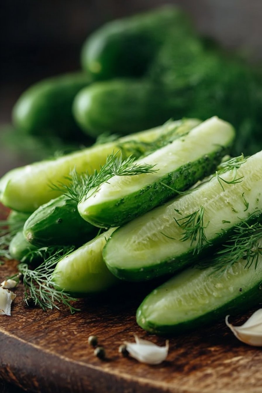 Garlic Dill Cucumbers