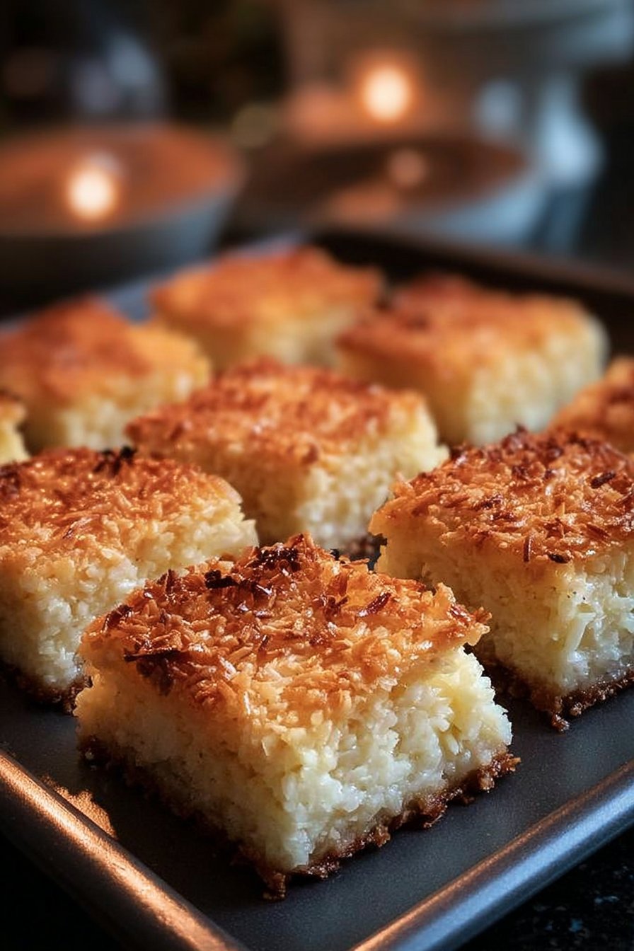 Coconut Macaroon Bars