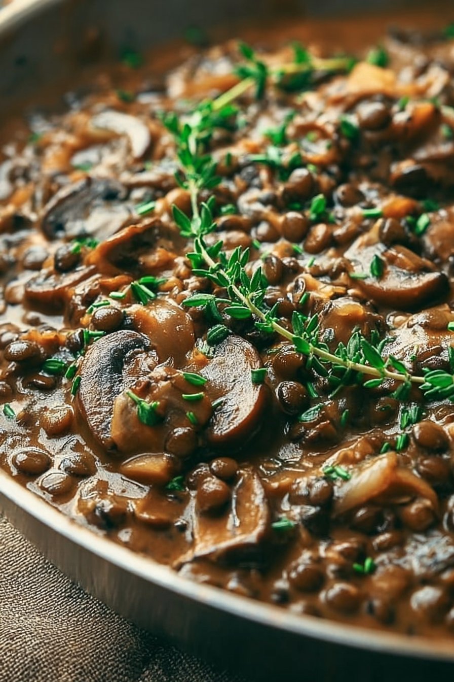 Lentil Mushroom Stroganoff: A Hearty Vegetarian Delight