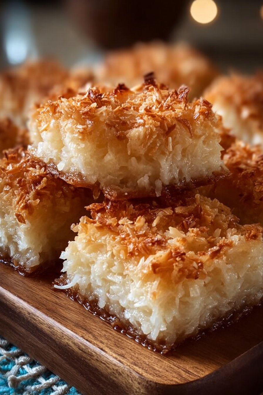 Coconut Macaroon Bars