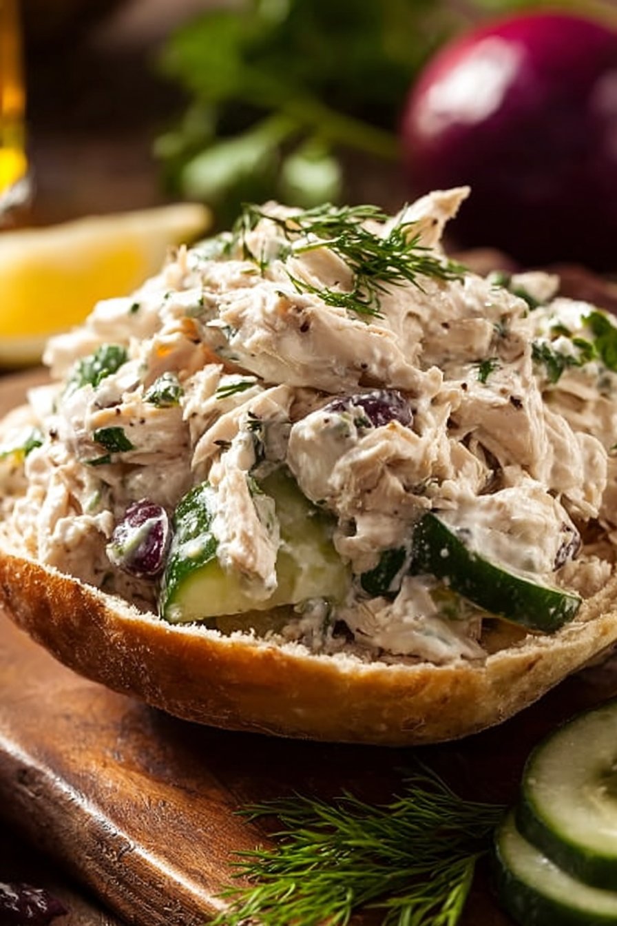 Tzatziki Chicken Salad