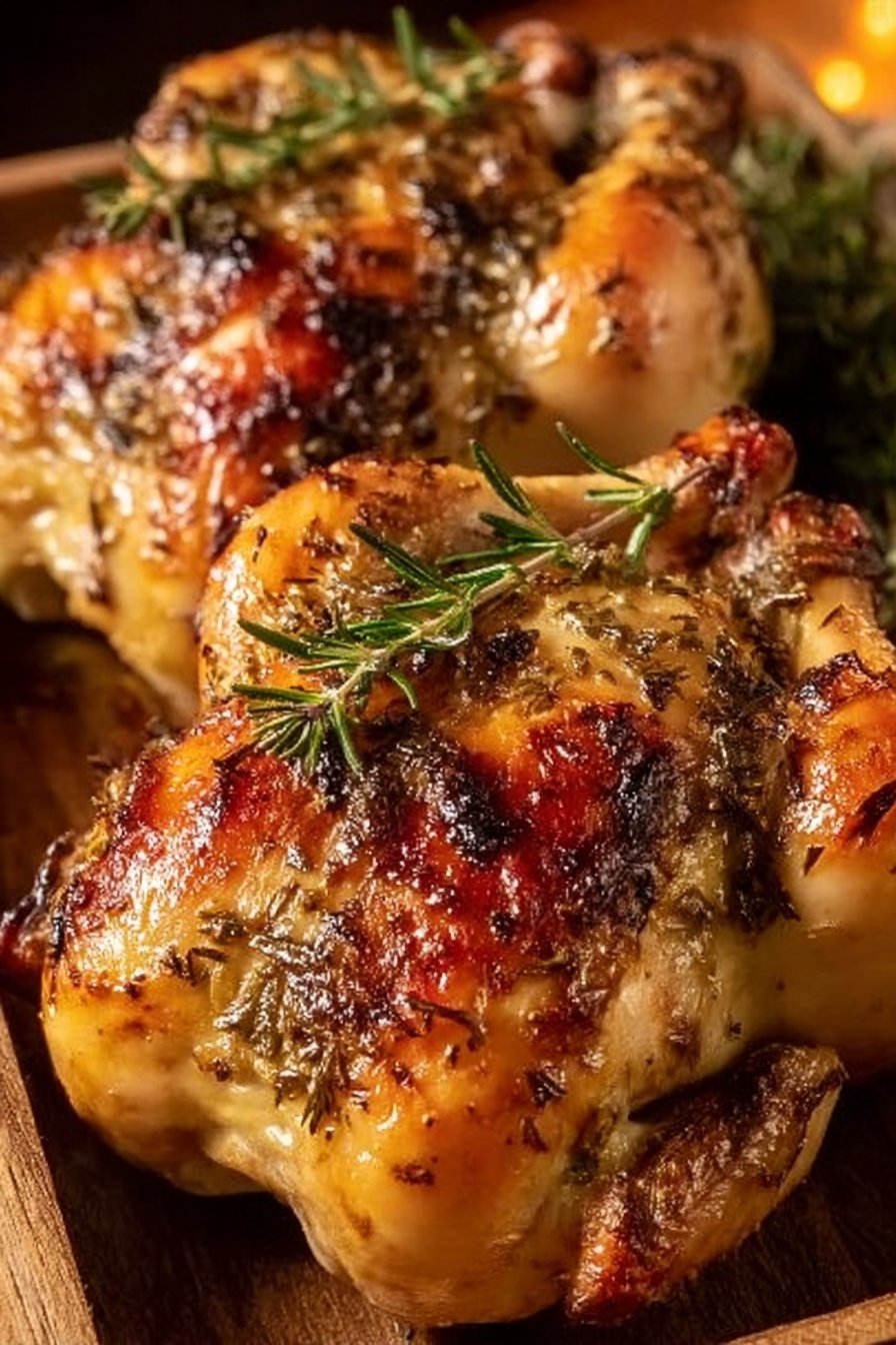 Stuffed Cornish Game Hens