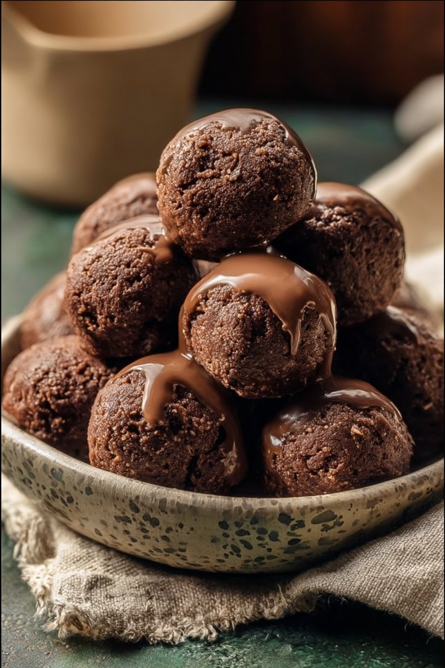 No-Bake Cottage Cheese Brownie Batter Protein Bites - Q8Rashaqa