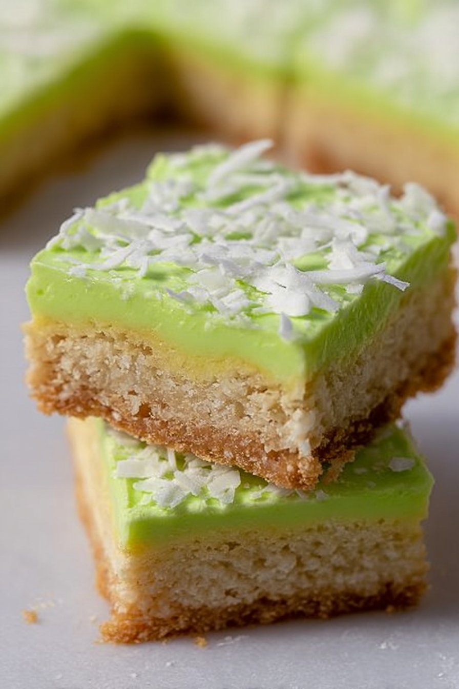 Starbucks Lime Frosted Coconut Bars