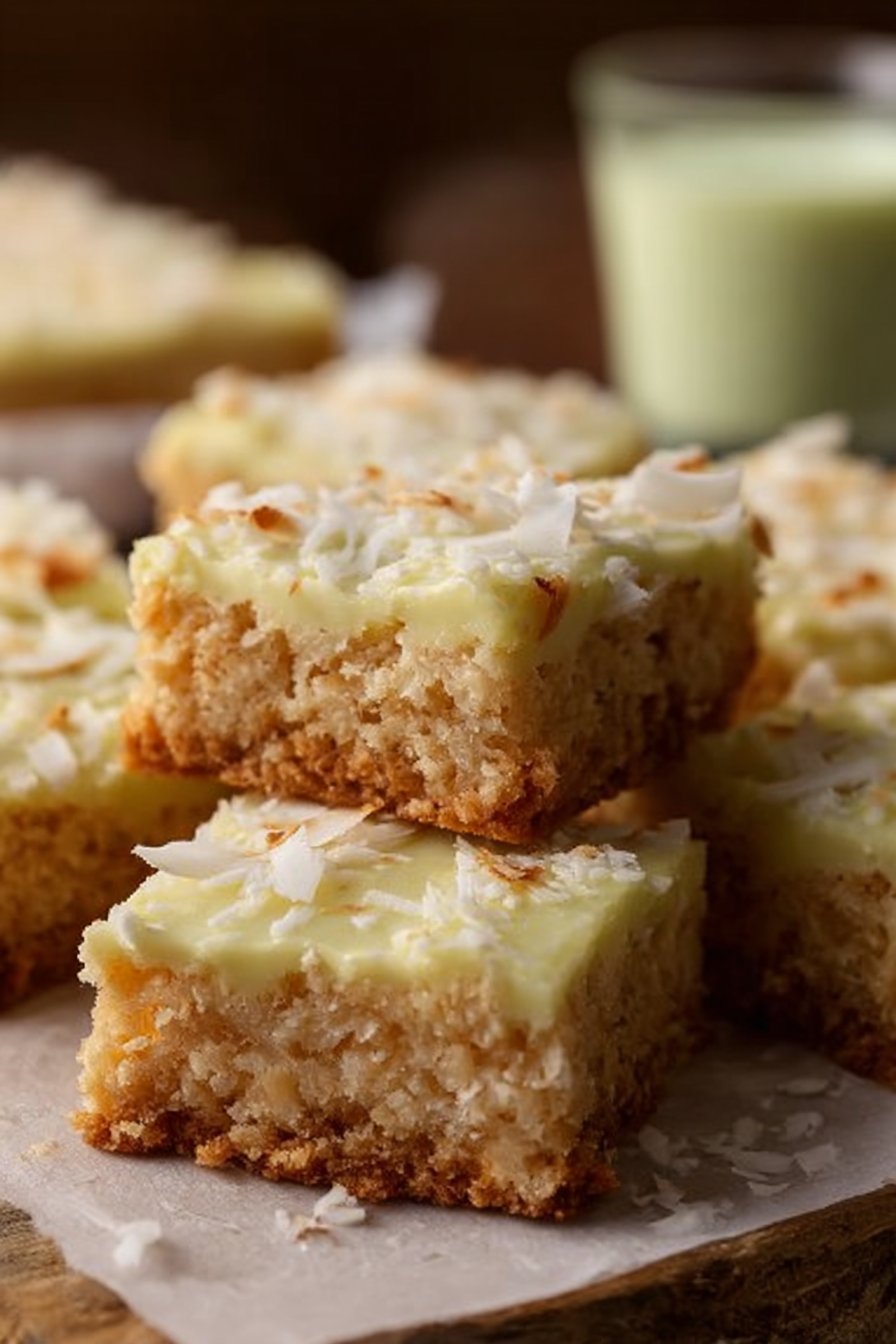 Starbucks Lime Frosted Coconut Bars