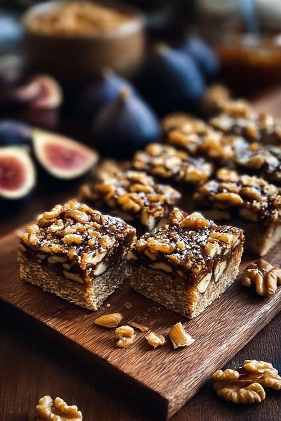 Fig and Walnut Bars