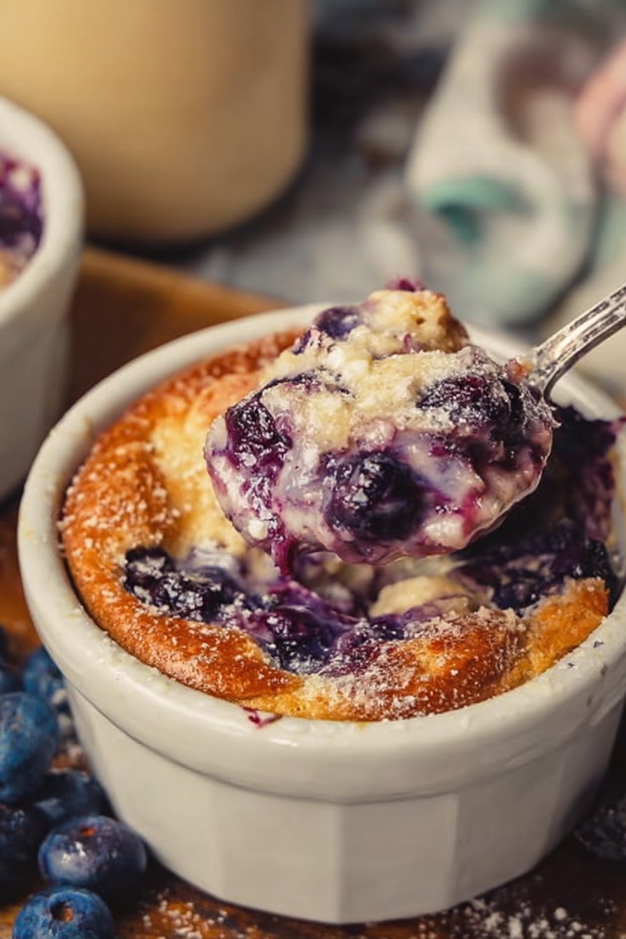 Blueberry Jam Protein Baked Oats
