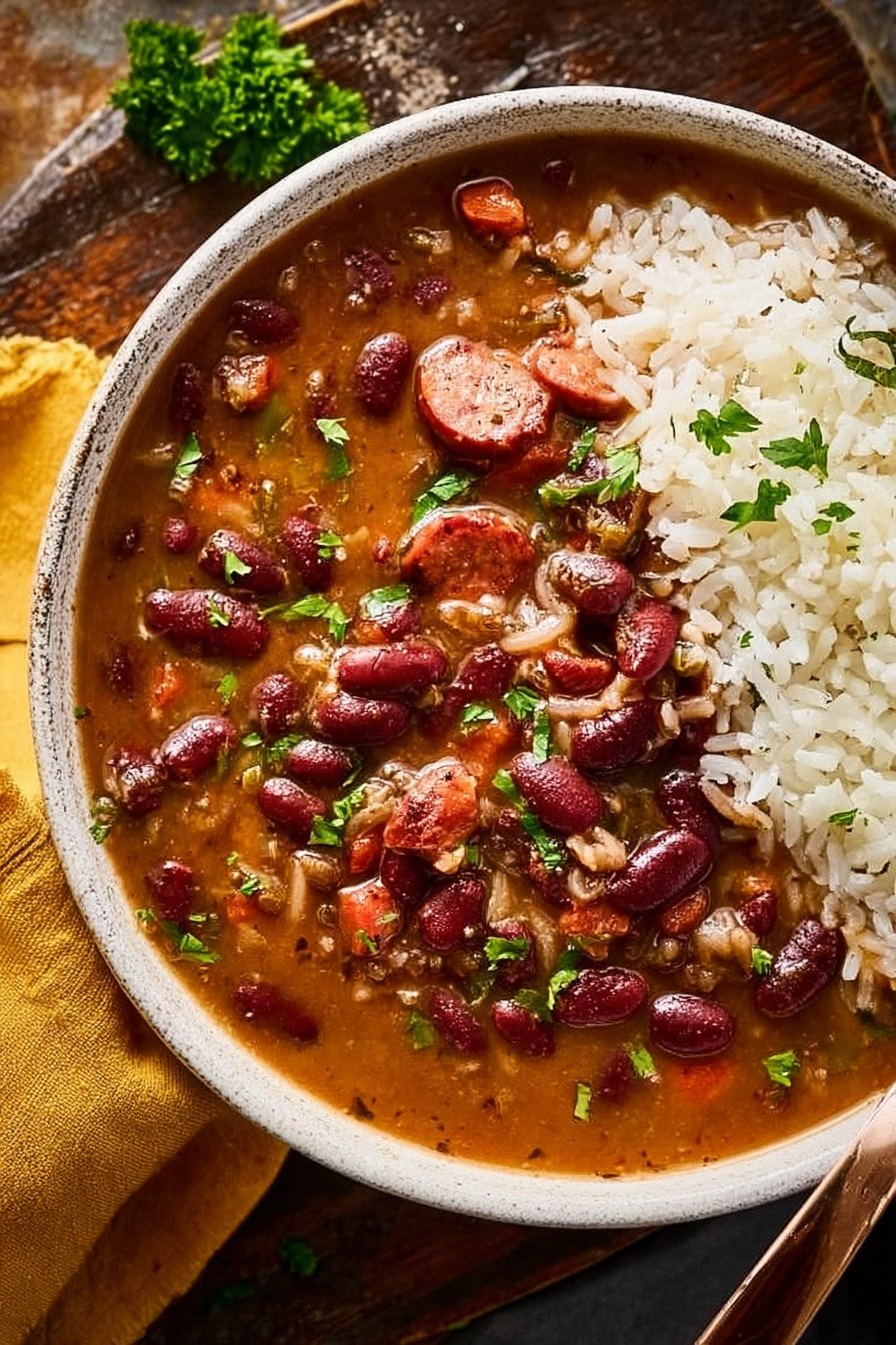 Louisiana Red Beans and Rice Recipe