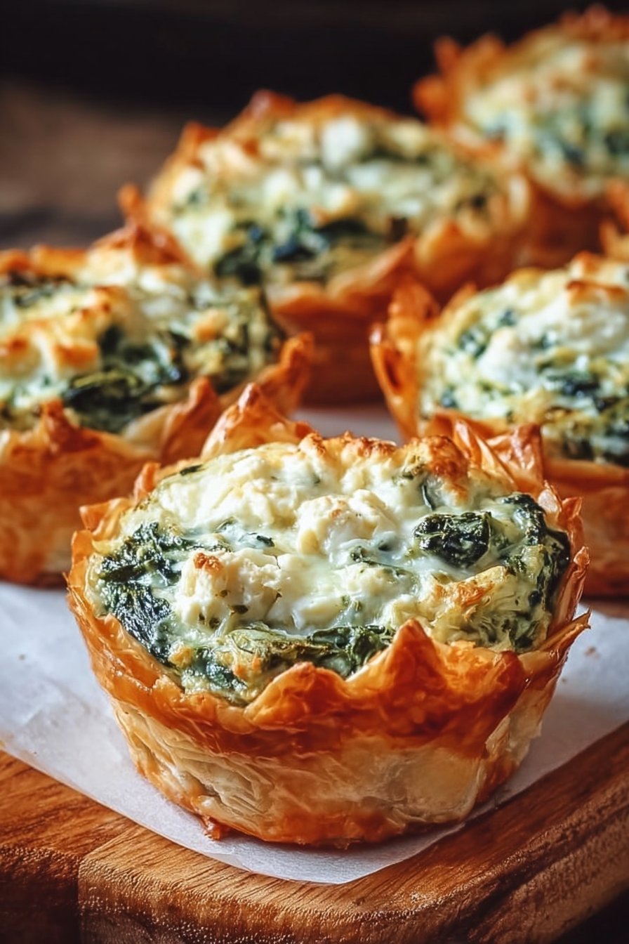 Spinach and Artichoke Dip Cups