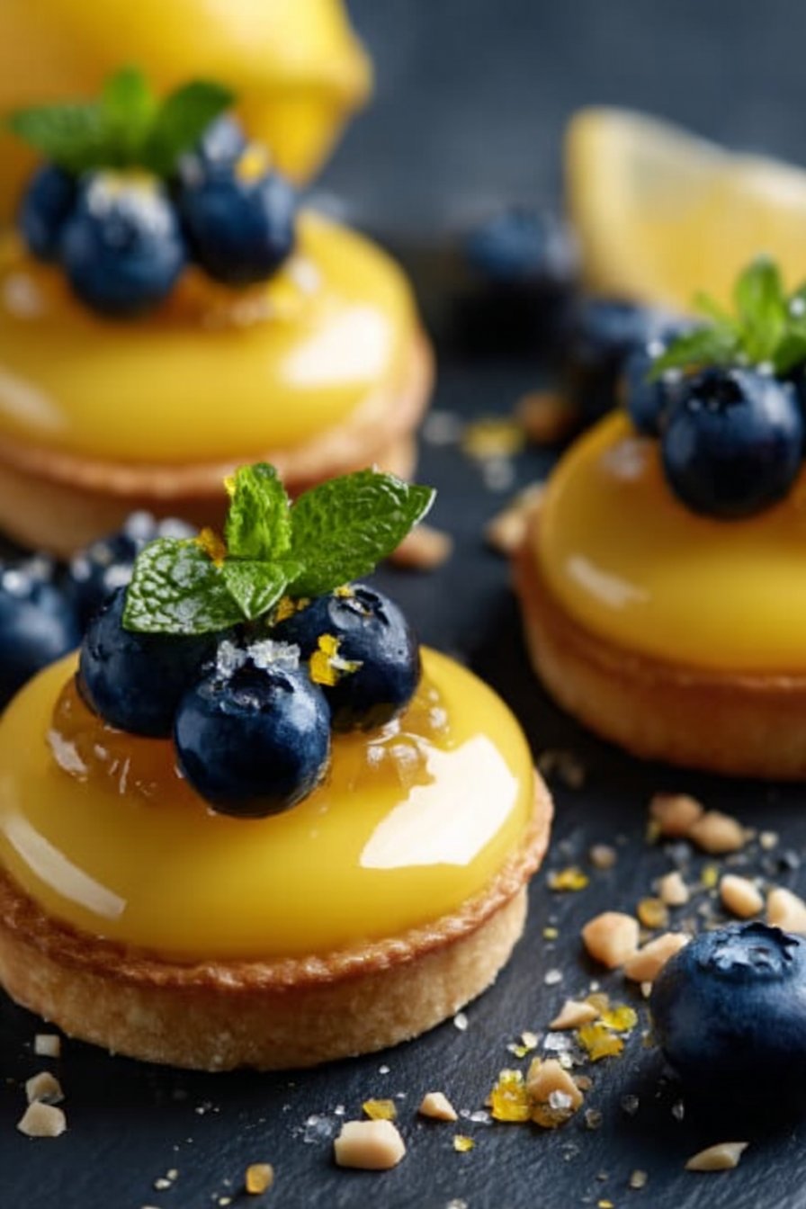 Lemon Blueberry Domes