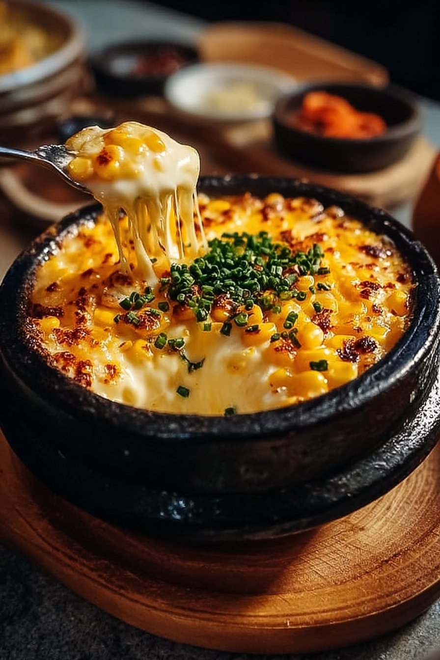 Korean Corn Cheese