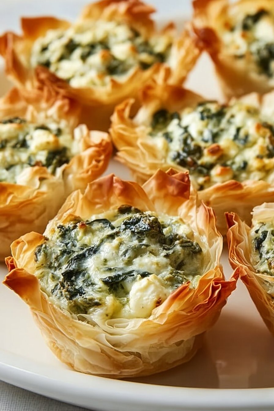 Spinach and Artichoke Dip Cups