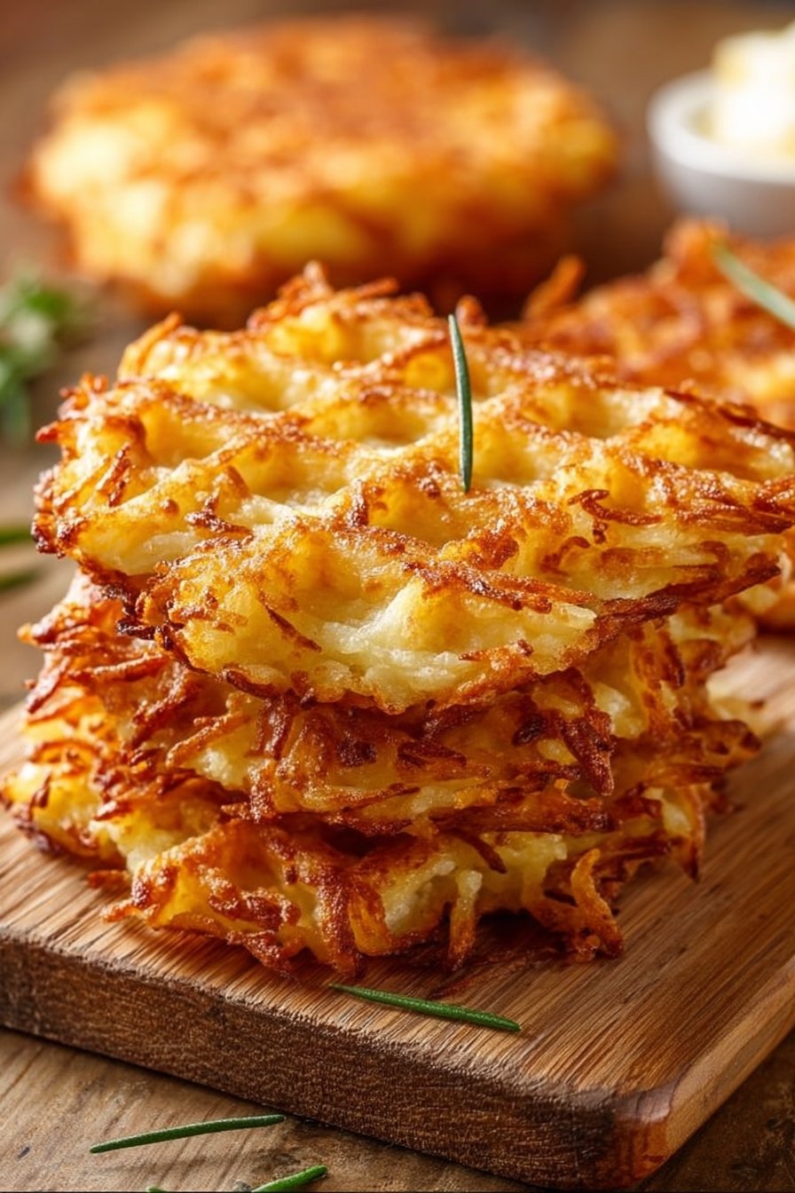 Savory Hashbrown Chaffles