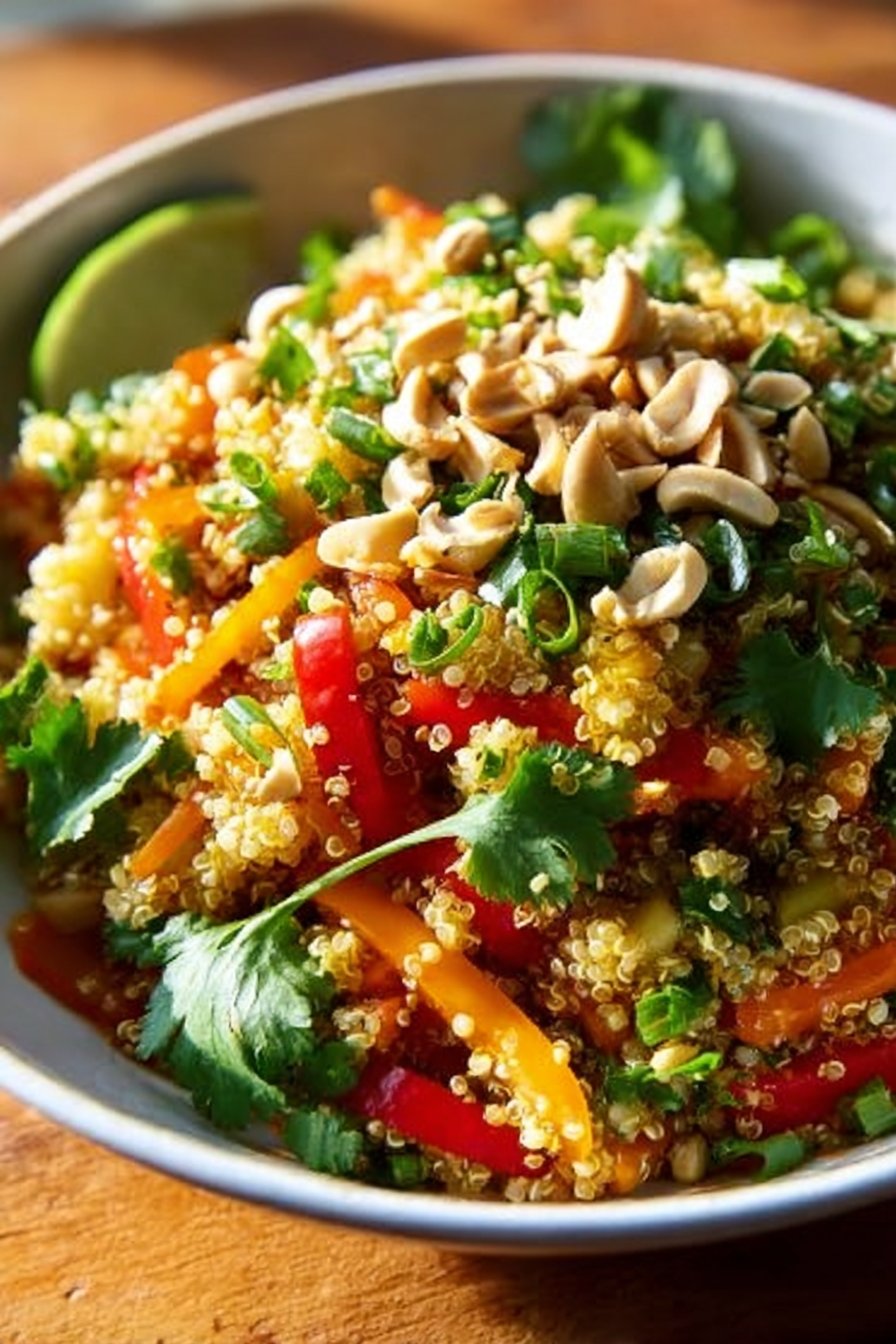 Thai Quinoa Crunch Salad