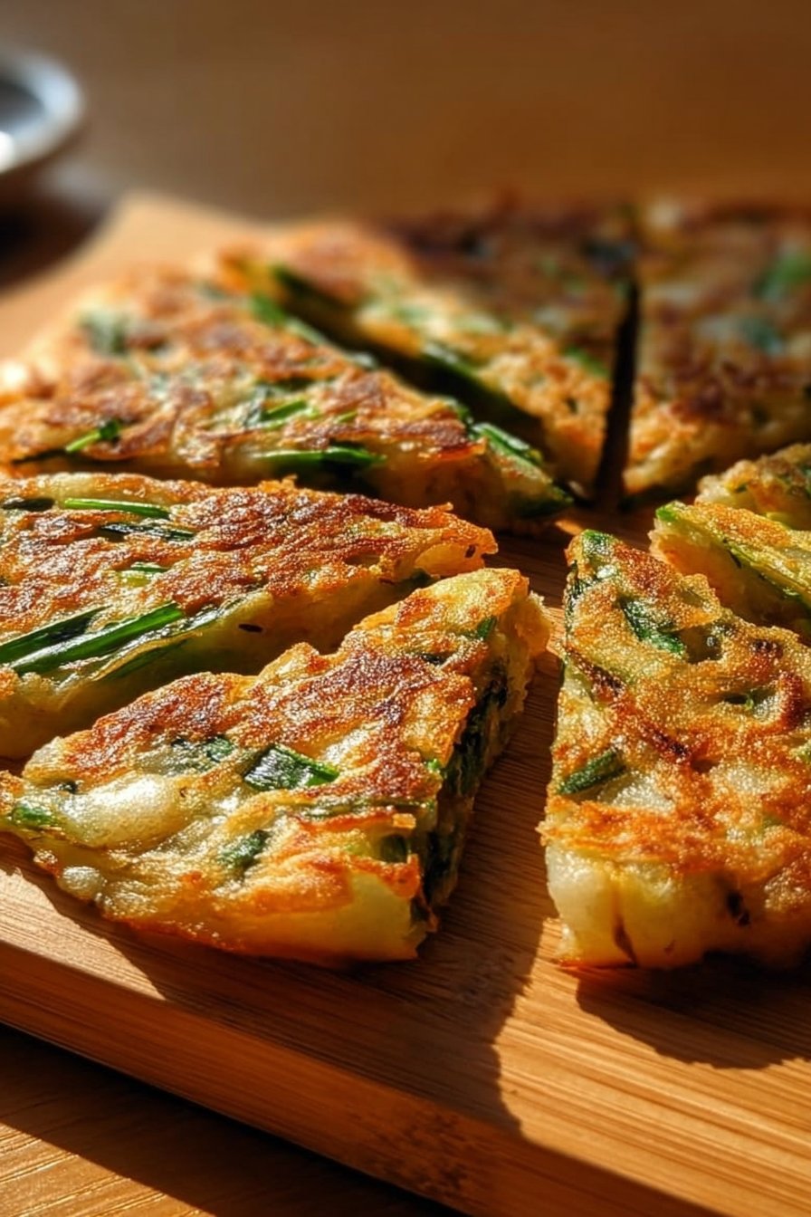 Crispy Korean Spring Onion Pancake