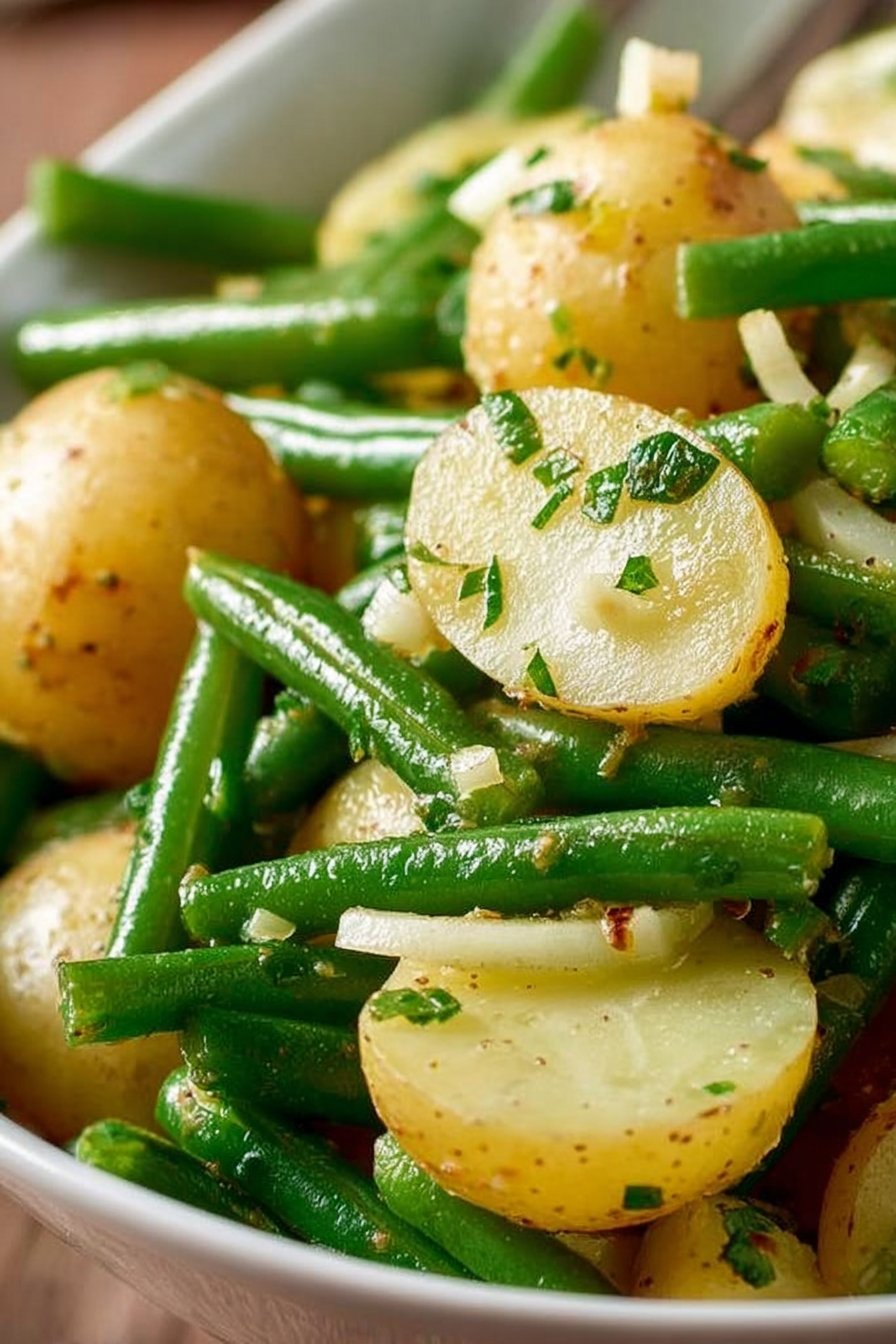 Creamy Green Bean Potato Salad