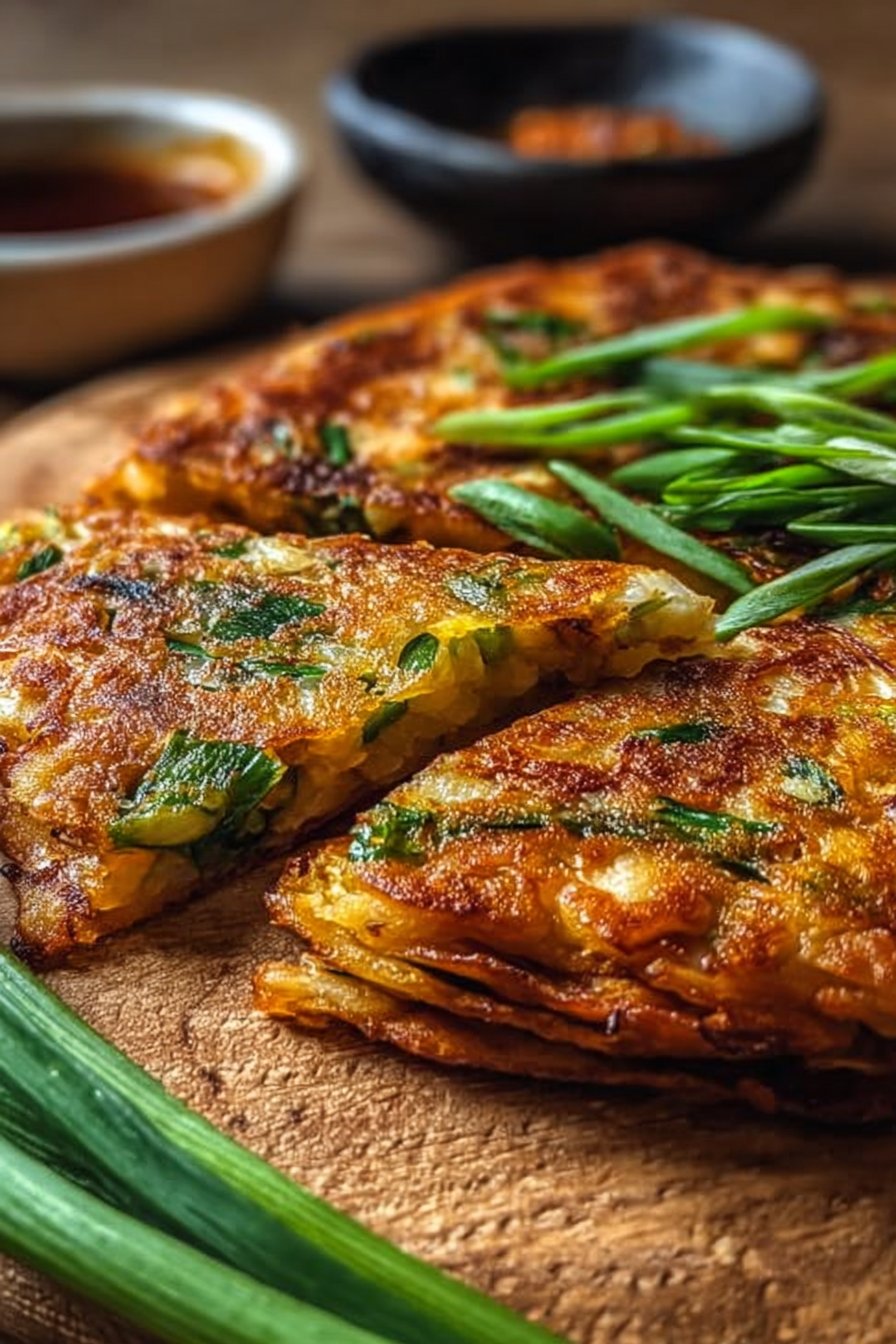 Crispy Korean Spring Onion Pancake