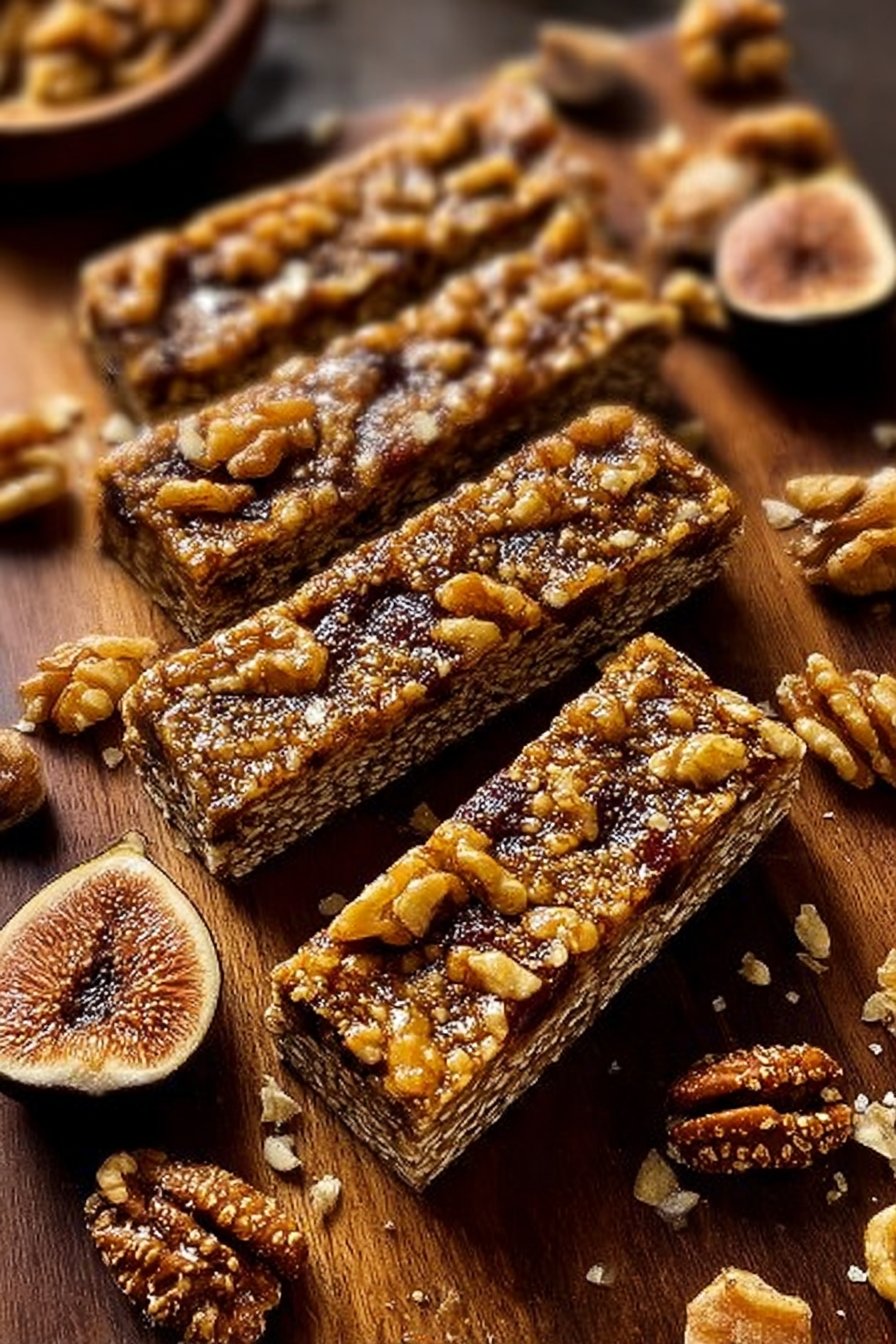 Fig and Walnut Bars
