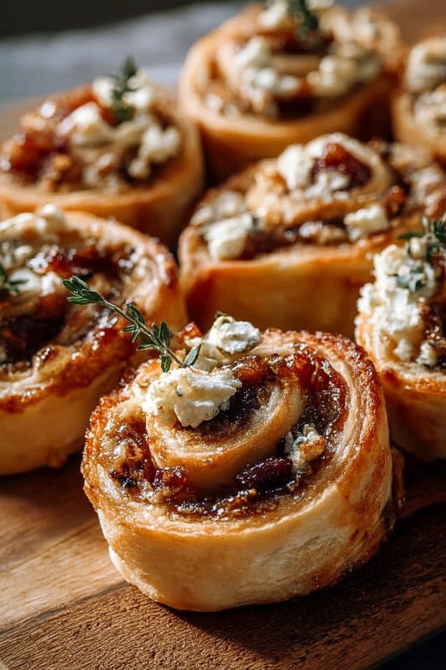 Fig and Goat Cheese Pinwheels