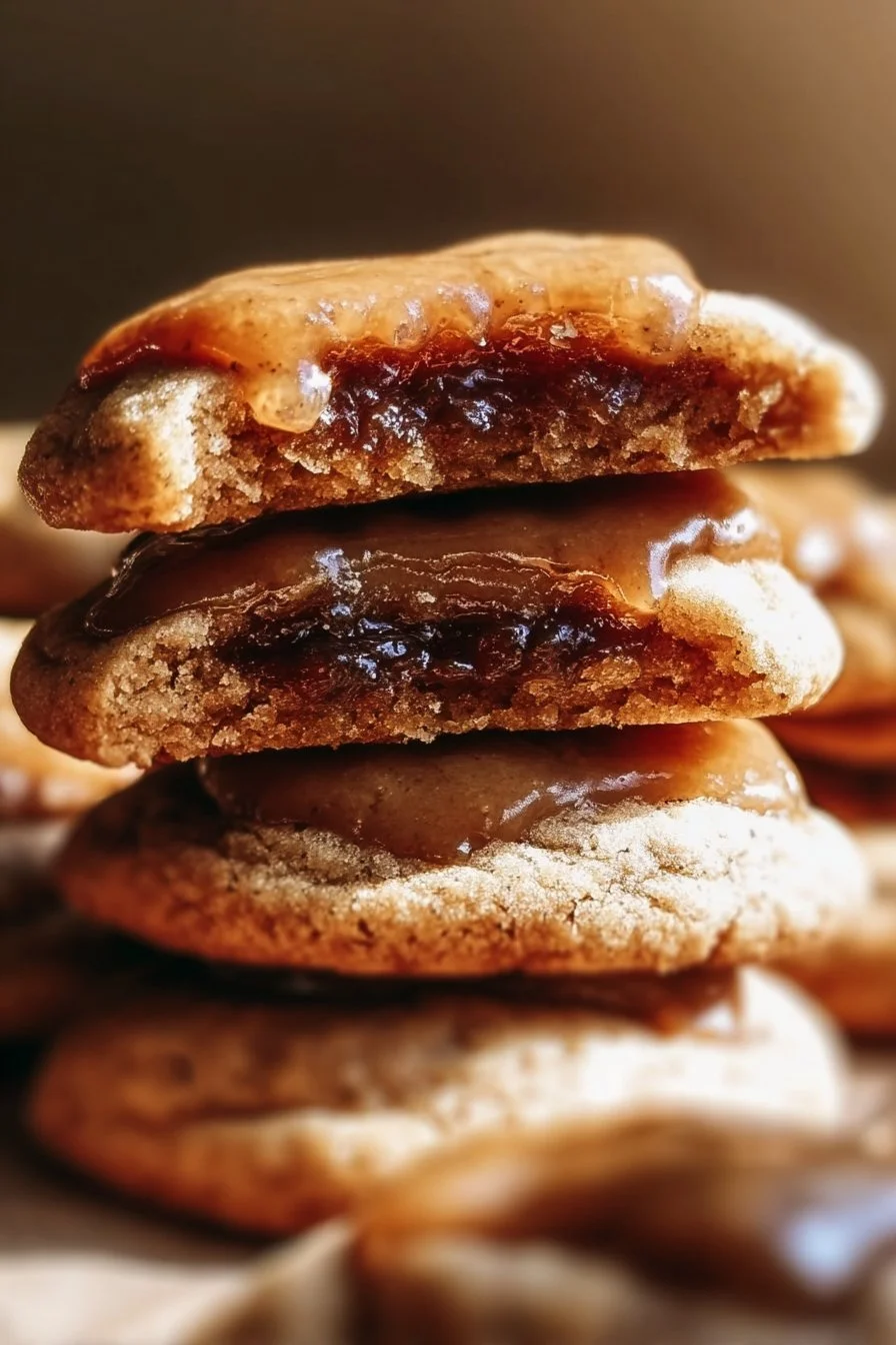 Brown Sugar Cinnamon Cookies with a sprinkle of cinnamon on top