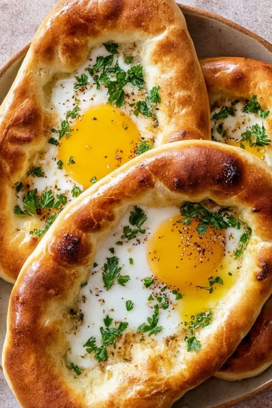 Freshly baked cheese bread loaf with melted cheese oozing from inside
