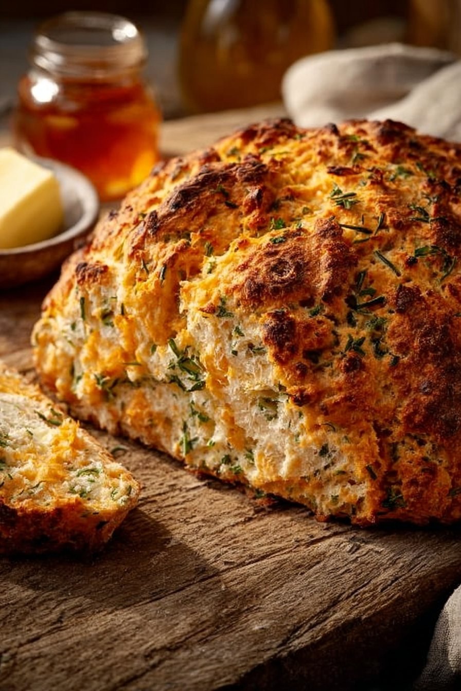 Rustic Cheddar and Herb Soda Bread: A Gut-Friendly Twist on Irish Tradition