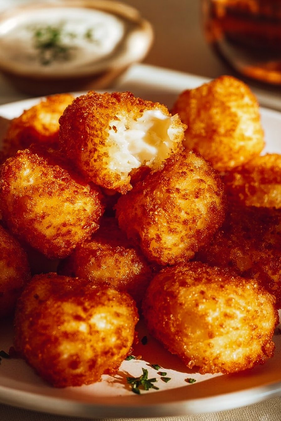 Two Ingredient Cottage Cheese Tots