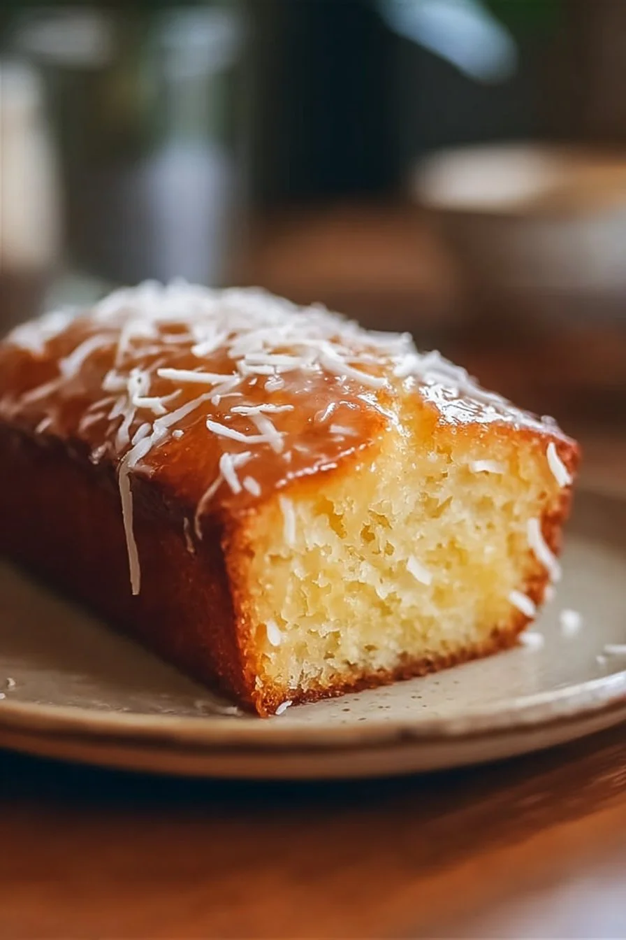 Delicious Lemon Yogurt Cake with a moist texture and lemon glaze.