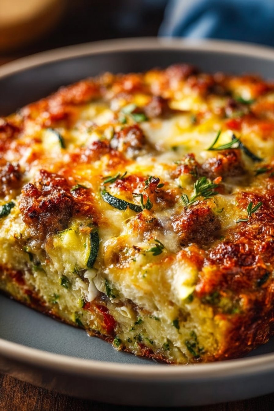 Zucchini Pizza Casserole