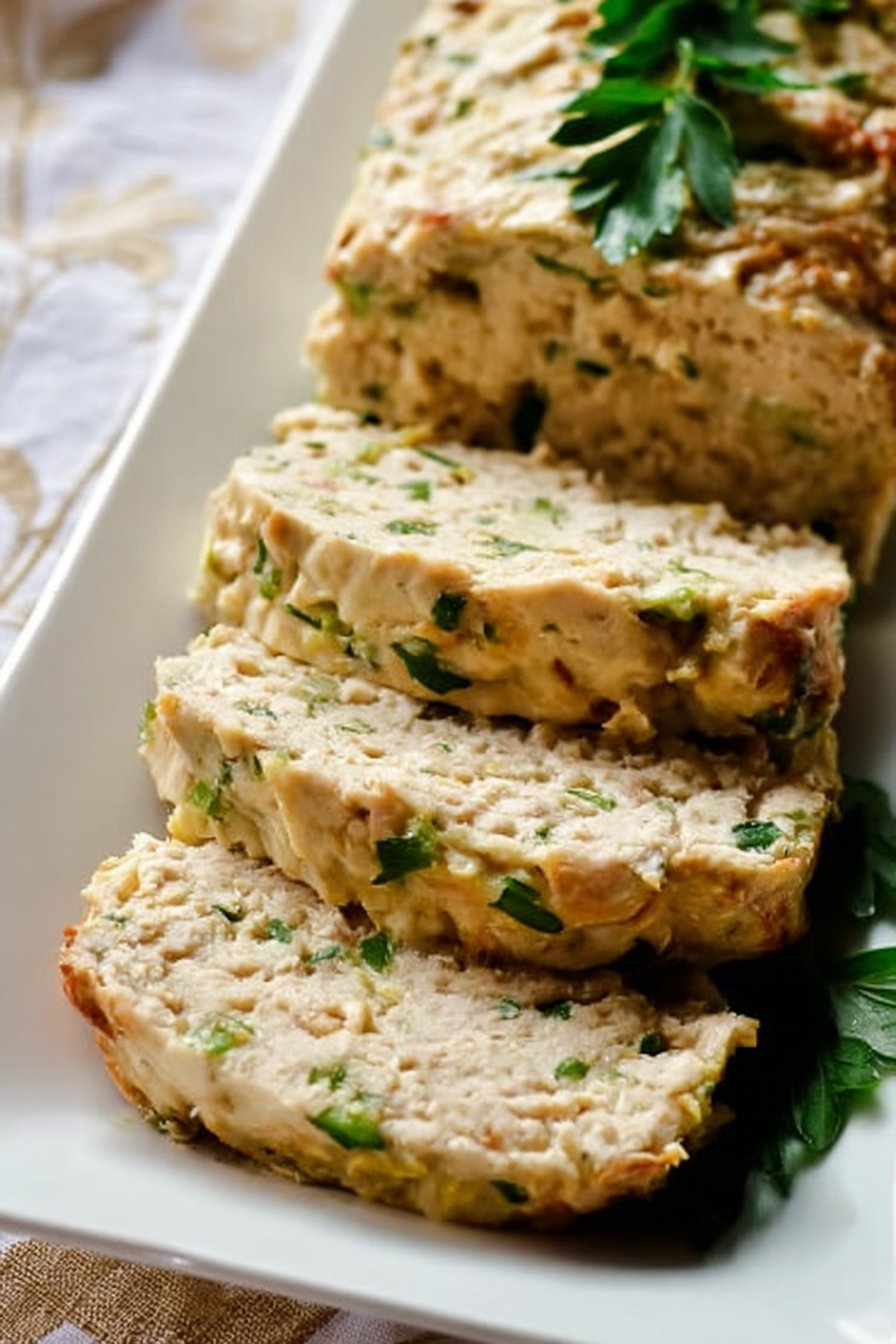 Horseradish Cheddar Chicken Meatloaf