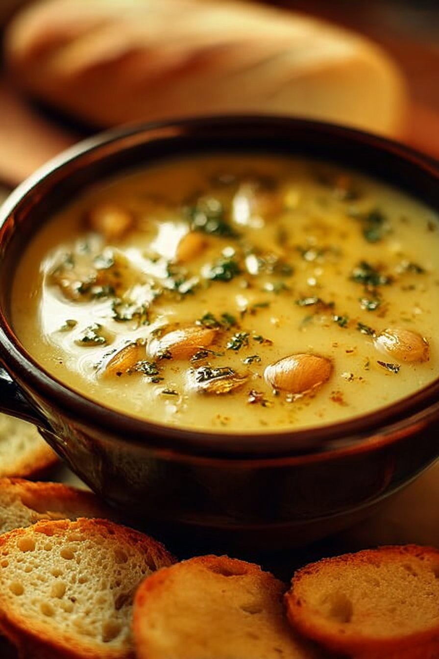 Country French Garlic Soup