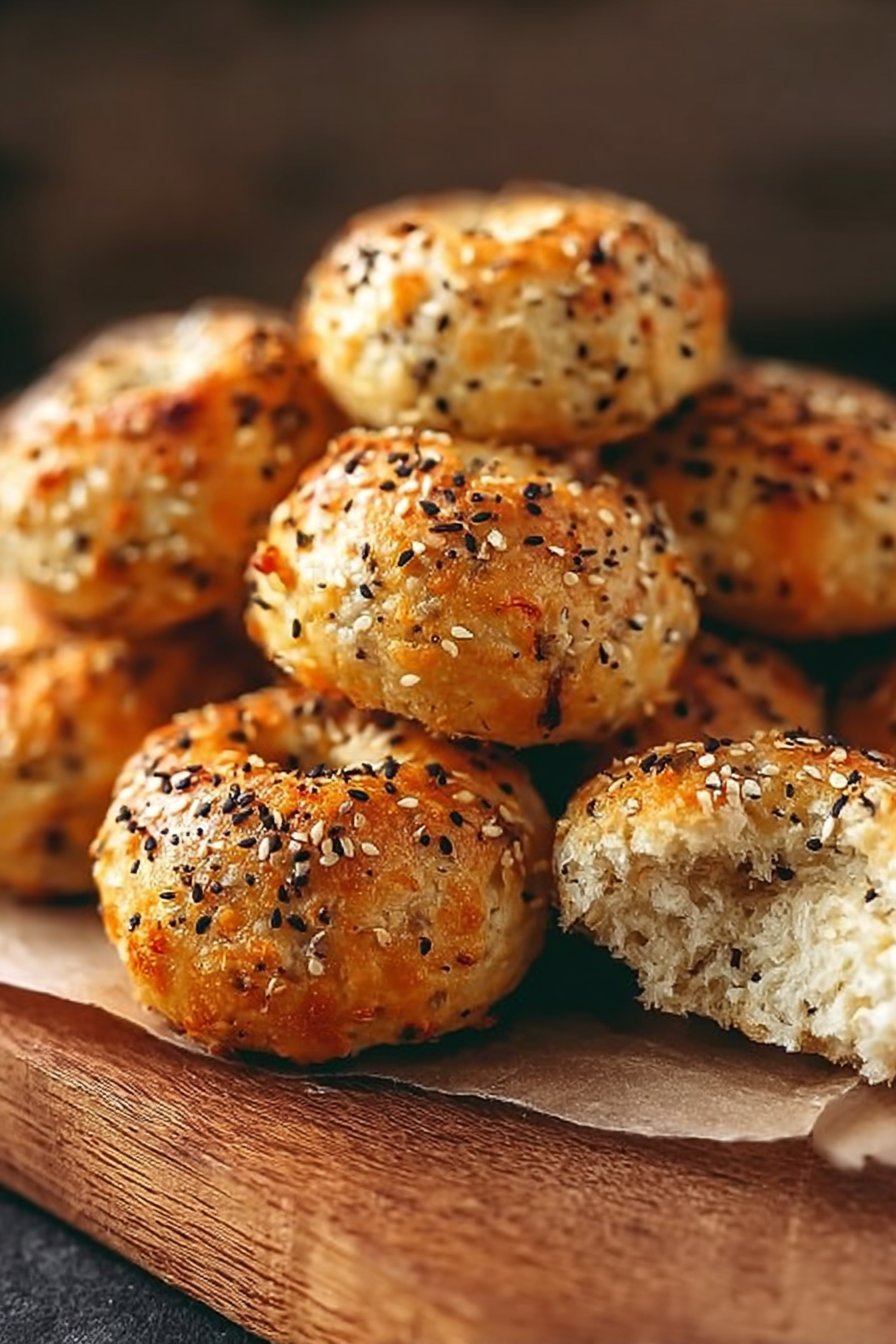 High-Protein Bagel Bites