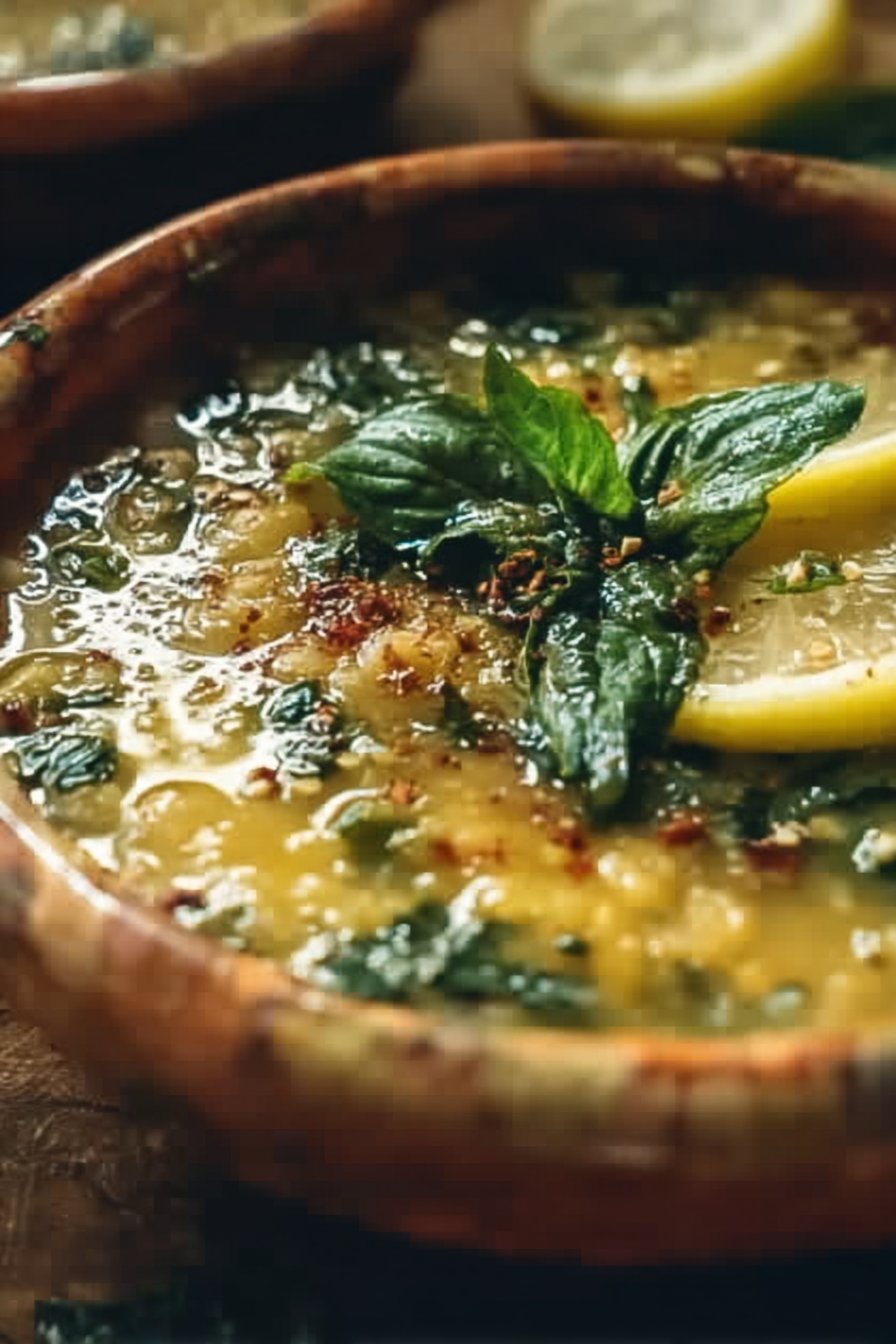 Lebanese Lemon Lentil Soup: The Best Cozy Comfort Food Recipe