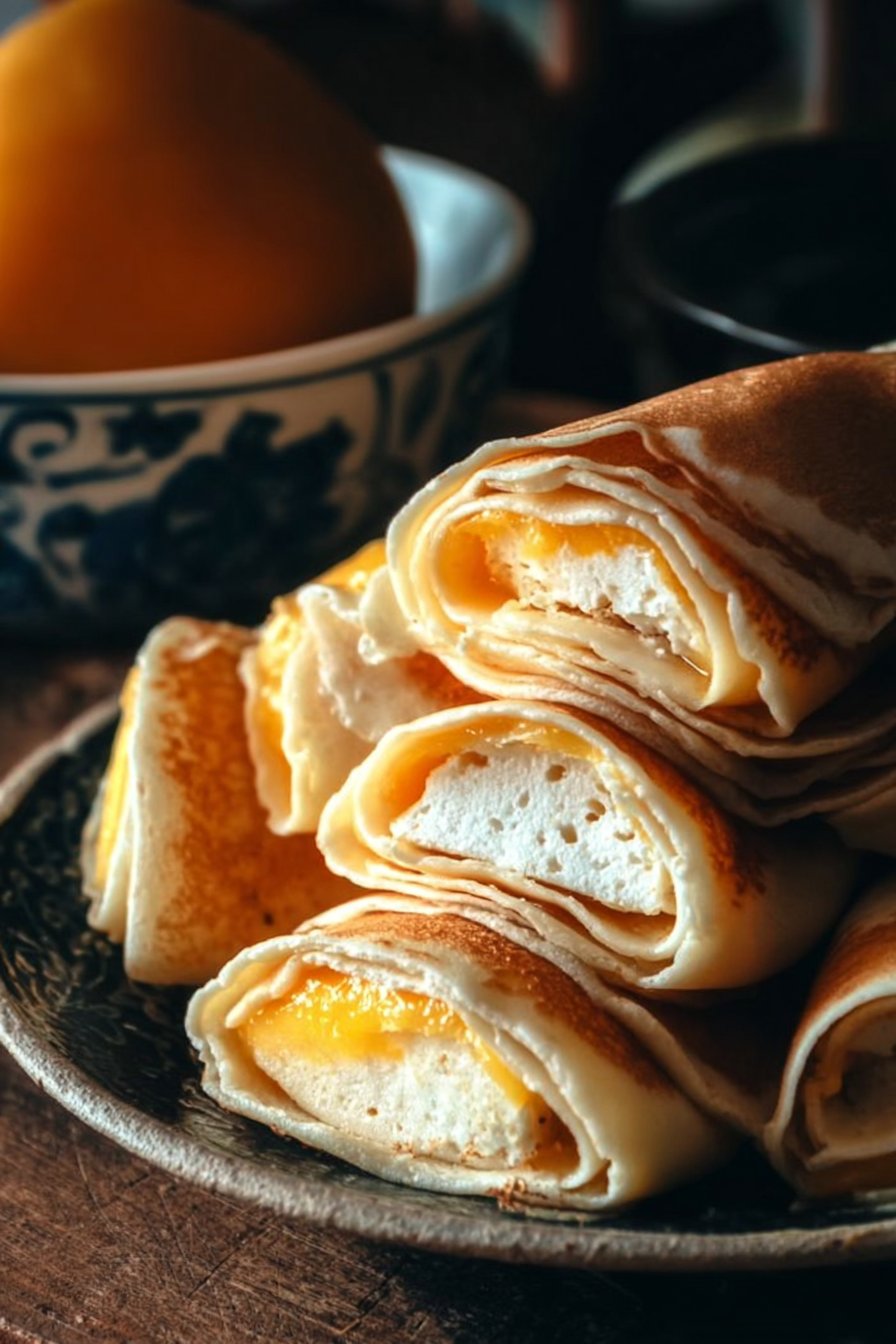 Hong Kong Mango Pancakes