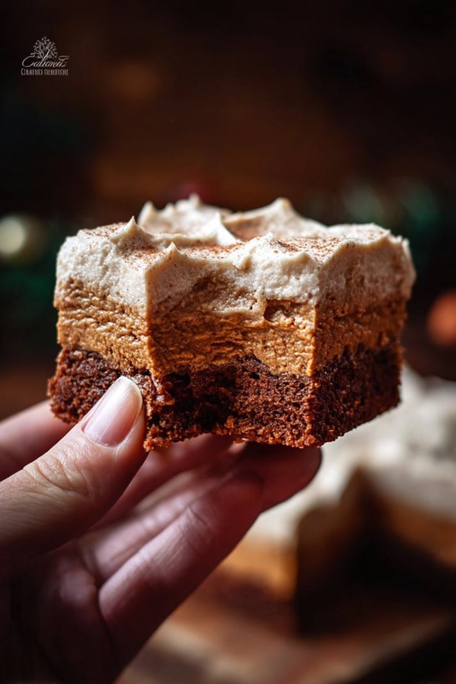 Brownies with Velvety Frosting